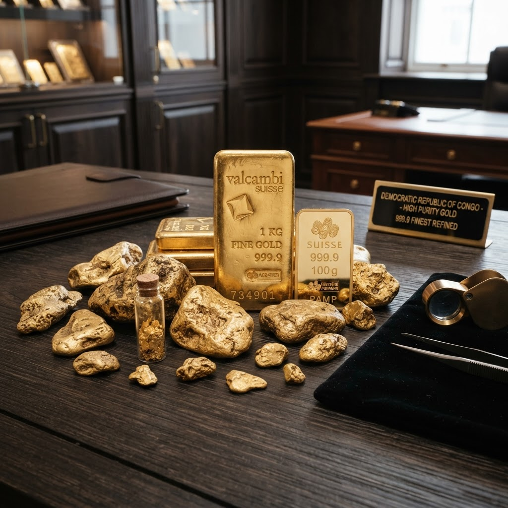 Premium gold bullion